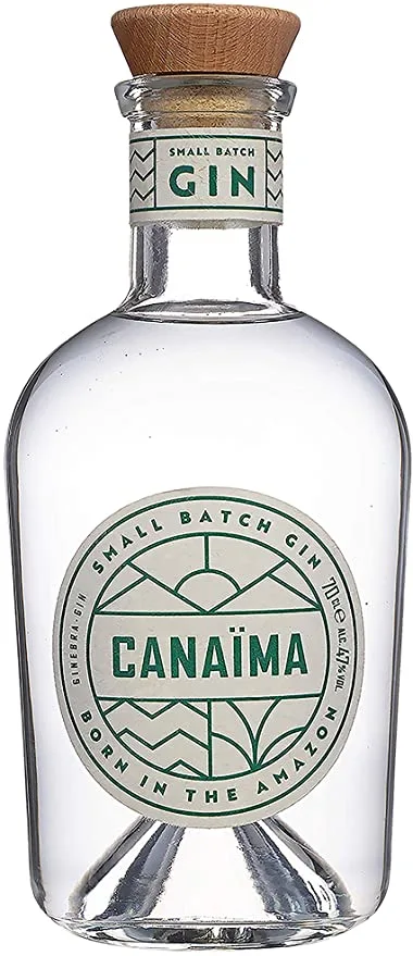 Bottiglia di Canaïma Small Batch Gin, born in the Amazon