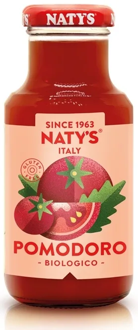 Bottiglia di succo di pomodoro biologico Naty's