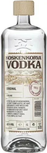 Bottiglia di vodka finlandese Koskenkorva
