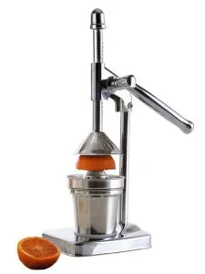 Spremiagrumi a leva in acciaio inox per la spremitura degli agrumi al bar