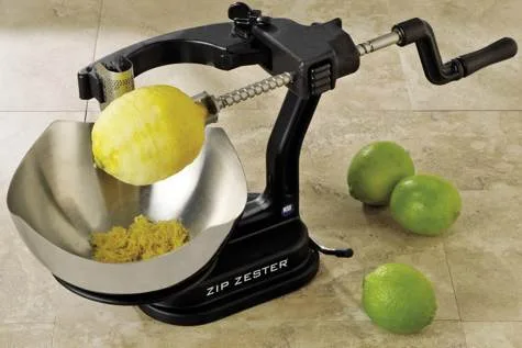 Zip zester, utensile per rimuovere rapidamente la scorza degli agrumi
