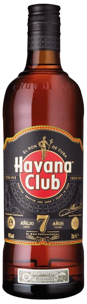 Bottiglia di rum cubano Havana Club Añejo 7 anni