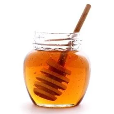 Un barattolo di miele, base dell'honey mix