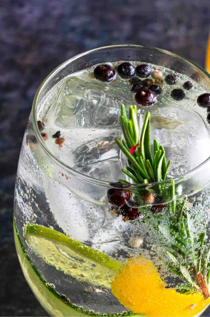 Un Gin Tonic macedonia pieno di spezie