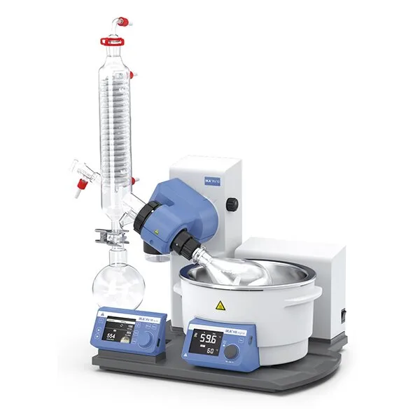 Evaporatore rotante IKA RV10 auto V con controlli elettronici e sollevamento motorizzato