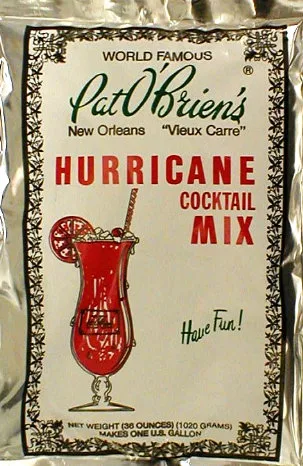 Bustina di Pat O'Brien's Hurricane Cocktail Mix in polvere