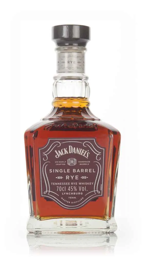 Una bottiglia di Jack Daniel's Single Barrel Rye Select