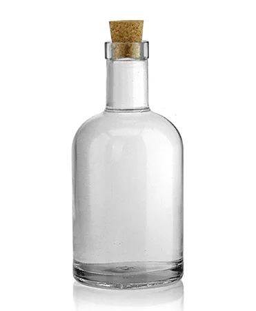 bottiglia trasparente per liquore
