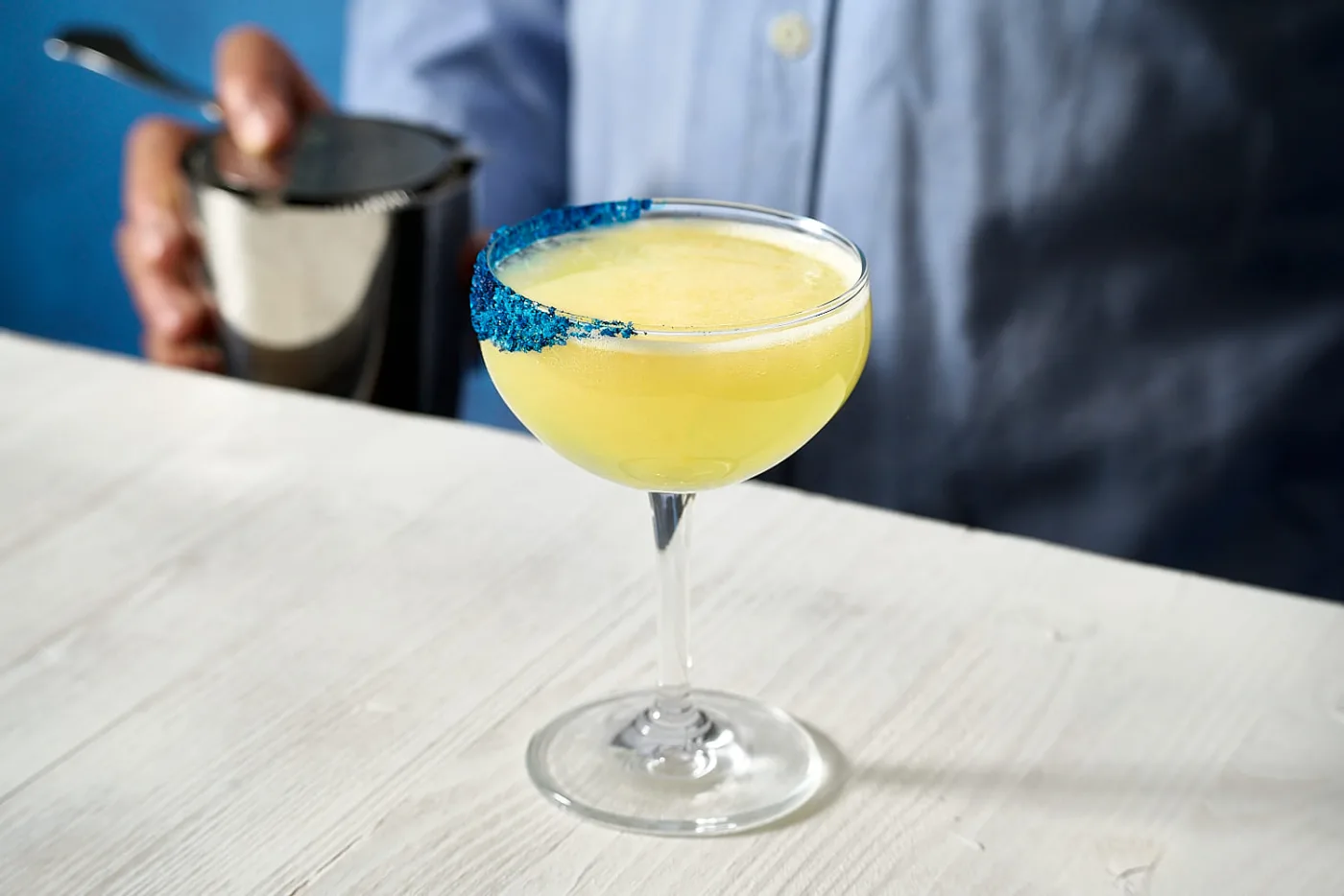Margarita da Sballo, cocktail a base tequila, lime e marmellata di Miyagawa e mapo